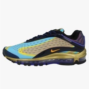 NIKE AIR MAX DELUXE- Midnight Navy-Laser Orange SZ- WOMENS 9.5